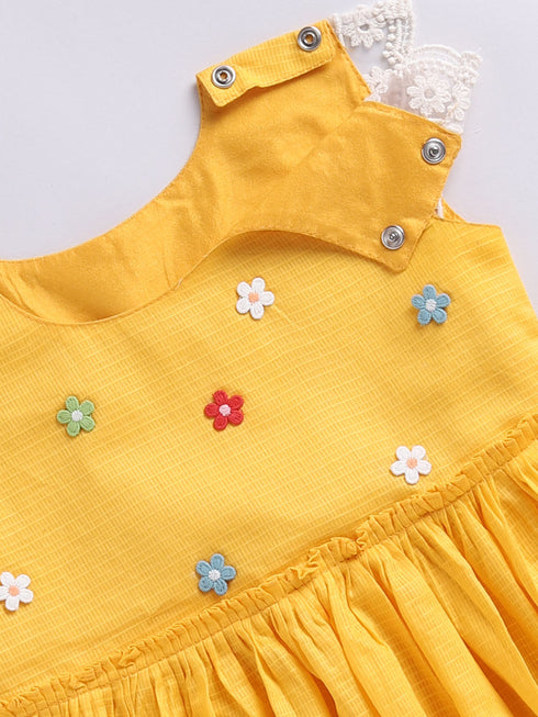 Girl's' Yellow Dress